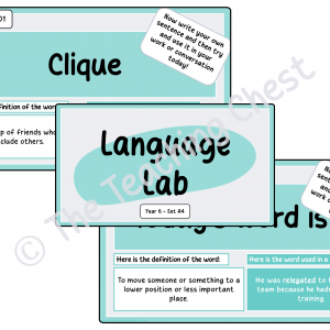 The Language Lab - Year 6 (A4)