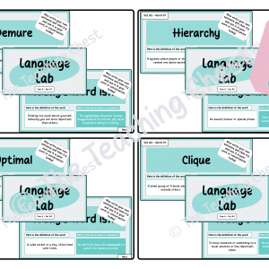 The Language Lab - Year 6 (Set A Bundle)