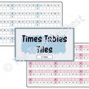 Times Tables Tiles (3x)