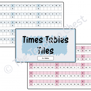 Times Tables Tiles (6x)