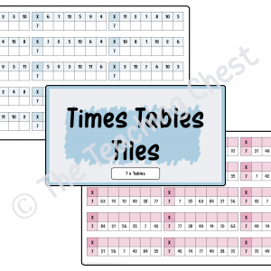 Times Tables Tiles (7x)