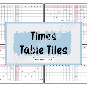 Times Tables Tiles (Mixed Set A)
