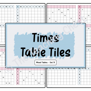 Times Tables Tiles (Mixed Set B)