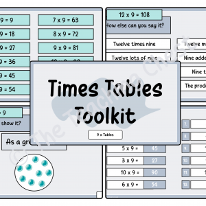 Times Tables Toolkit (9x)