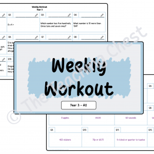 Weekly Workout - Year 3 (A2)