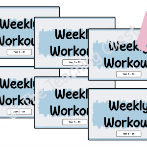 Weekly Workout - Year 3 (Set B Bundle)