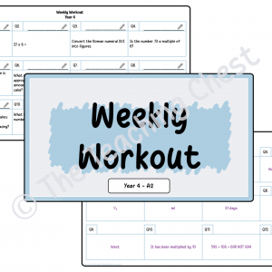 Weekly Workout - Year 4 (A2)