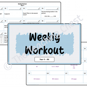 Weekly Workout - Year 4 (A6)