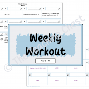 Weekly Workout - Year 5 (A1)