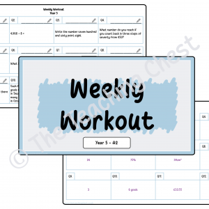 Weekly Workout - Year 5 (A2)