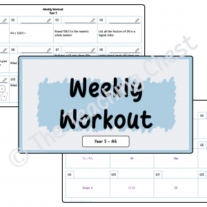 Weekly Workout - Year 5 (A6)