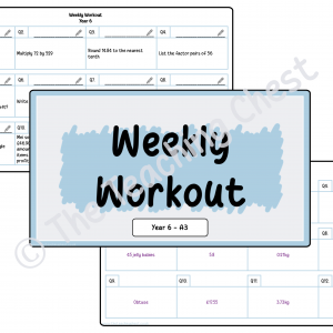 Weekly Workout - Year 6 (A3)