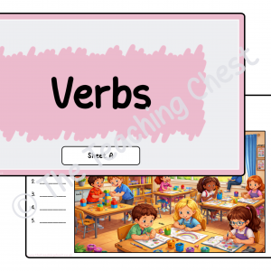 Word Class Worksheet - Verbs (Sheet A)