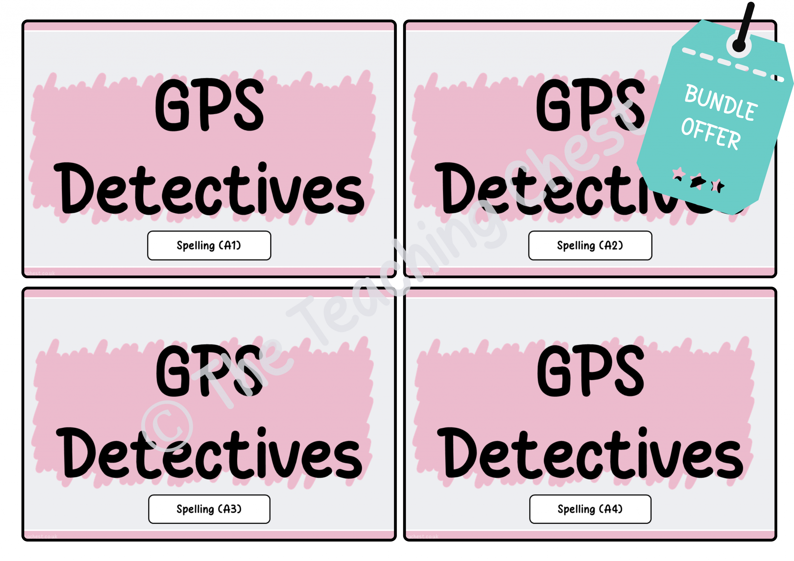 GPS Detectives - Spelling (Set A Bundle)