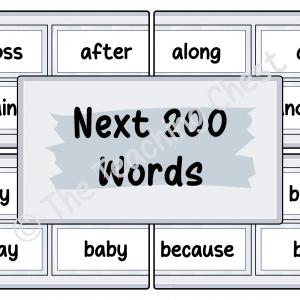 High-Frequency Words - Next 200