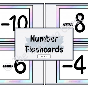 Numbers -10 to 10 Flashcards