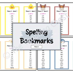 Phase 3 - Spelling Bookmarks