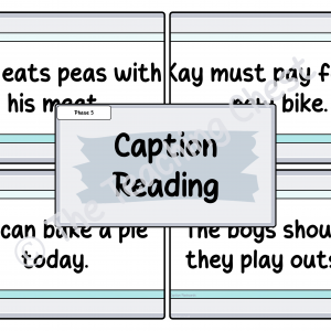 Phase 5 - Caption Flashcards