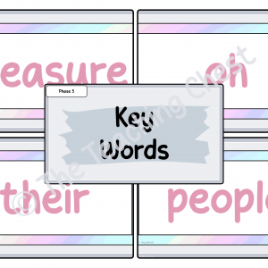 Phase 5 - Key Words Flashcards