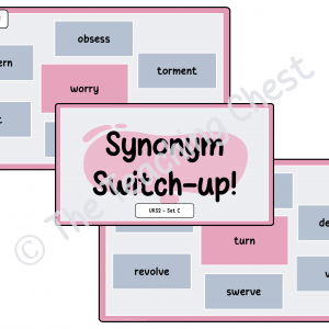 Synonym Switch-Up - UKS2 (Set C)