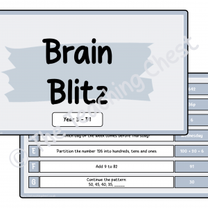 Brain Blitz - Year 3 (B1)
