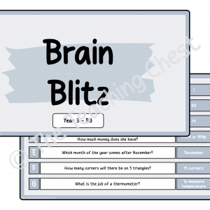 Brain Blitz - Year 3 (B3)