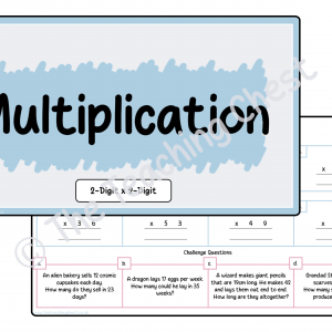Multiplication Worksheet - 2-Digit x 2-Digit