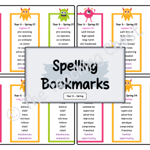 Year 6 - Spelling Bookmarks (Spring)