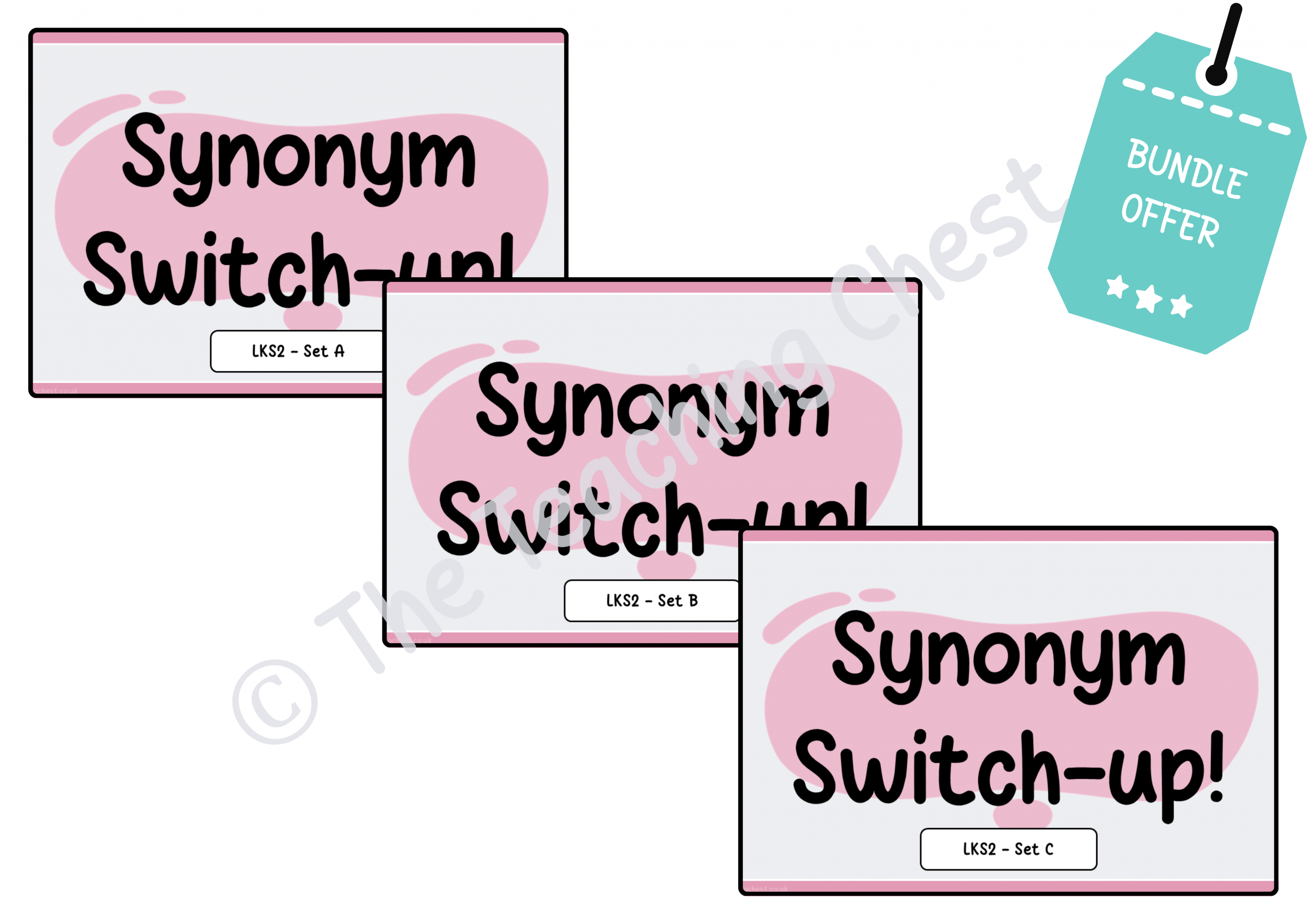 Synonym Switch-Up - LKS2 (Bundle Set ABC)