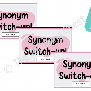Synonym Switch-Up - UKS2 (Bundle Set ABC)