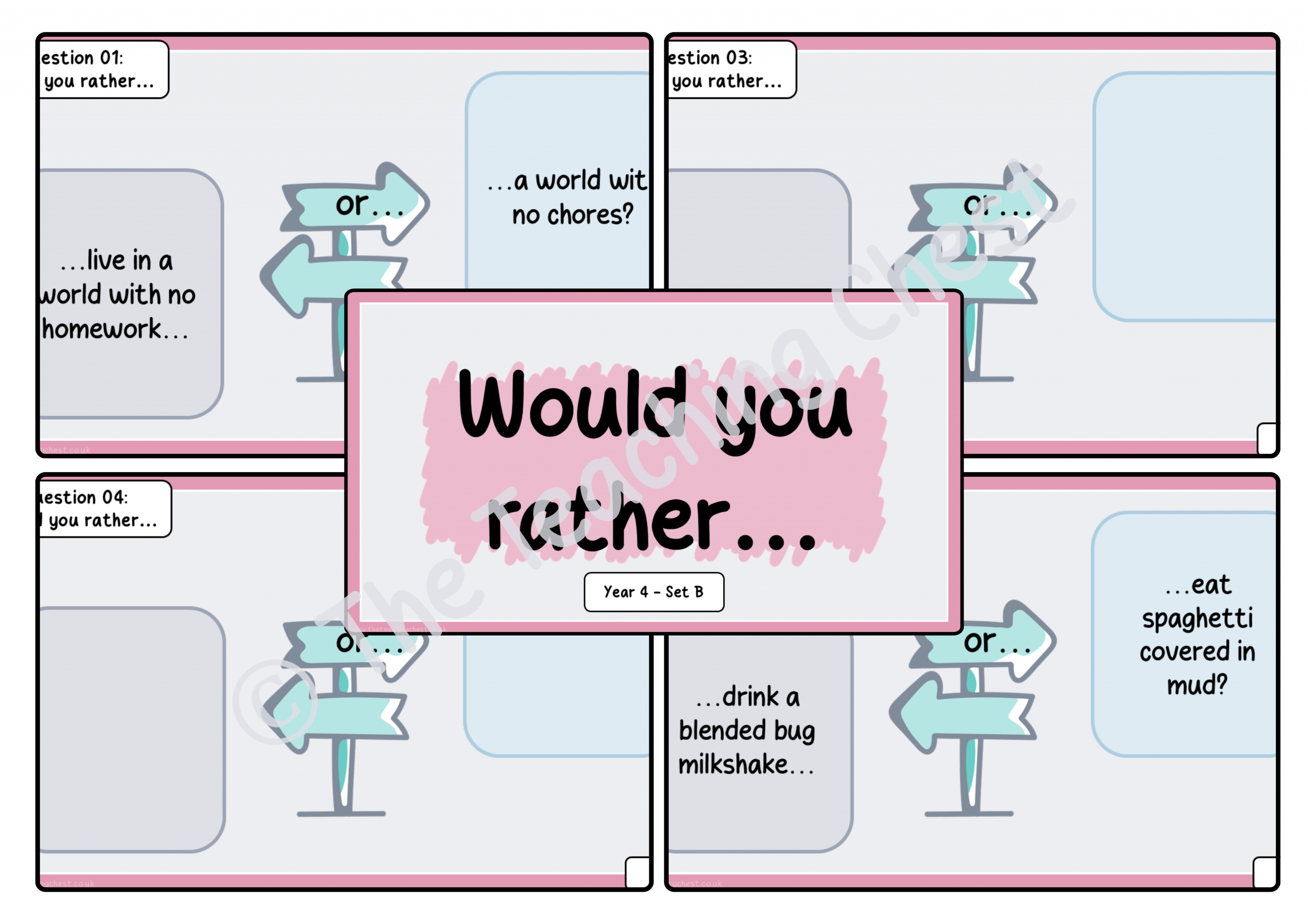 Would You Rather... - Year 4 (Set B)