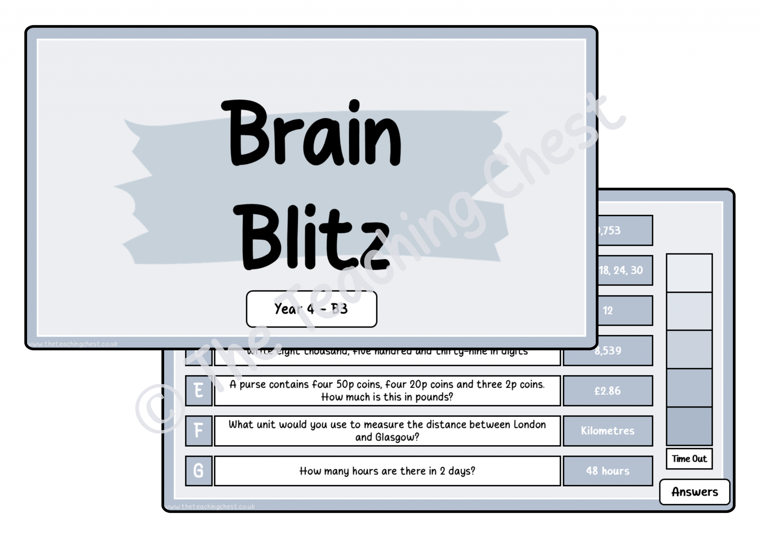 Brain Blitz - Year 4 (B3)