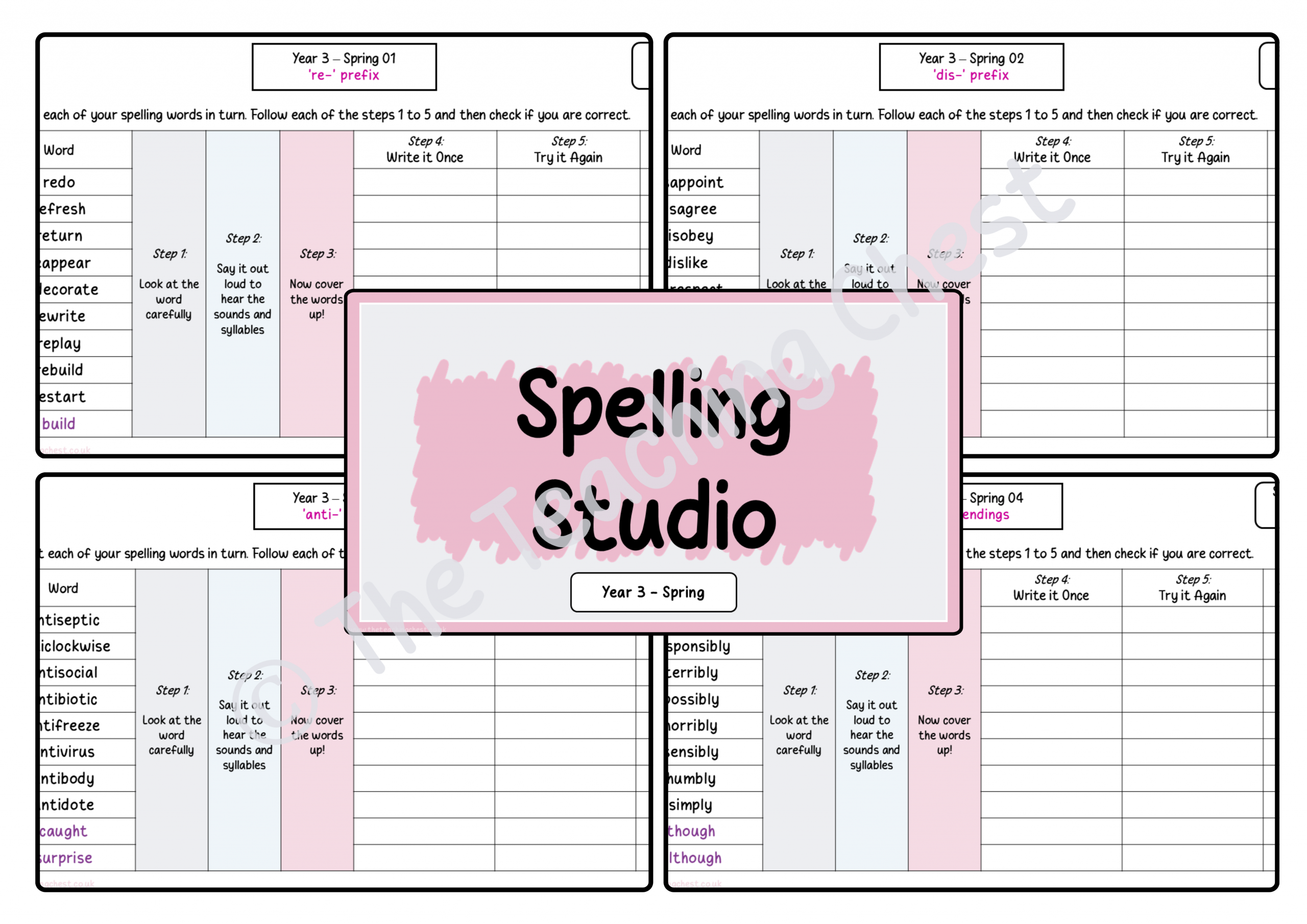 Spelling Studio - Year 3 (Spring)
