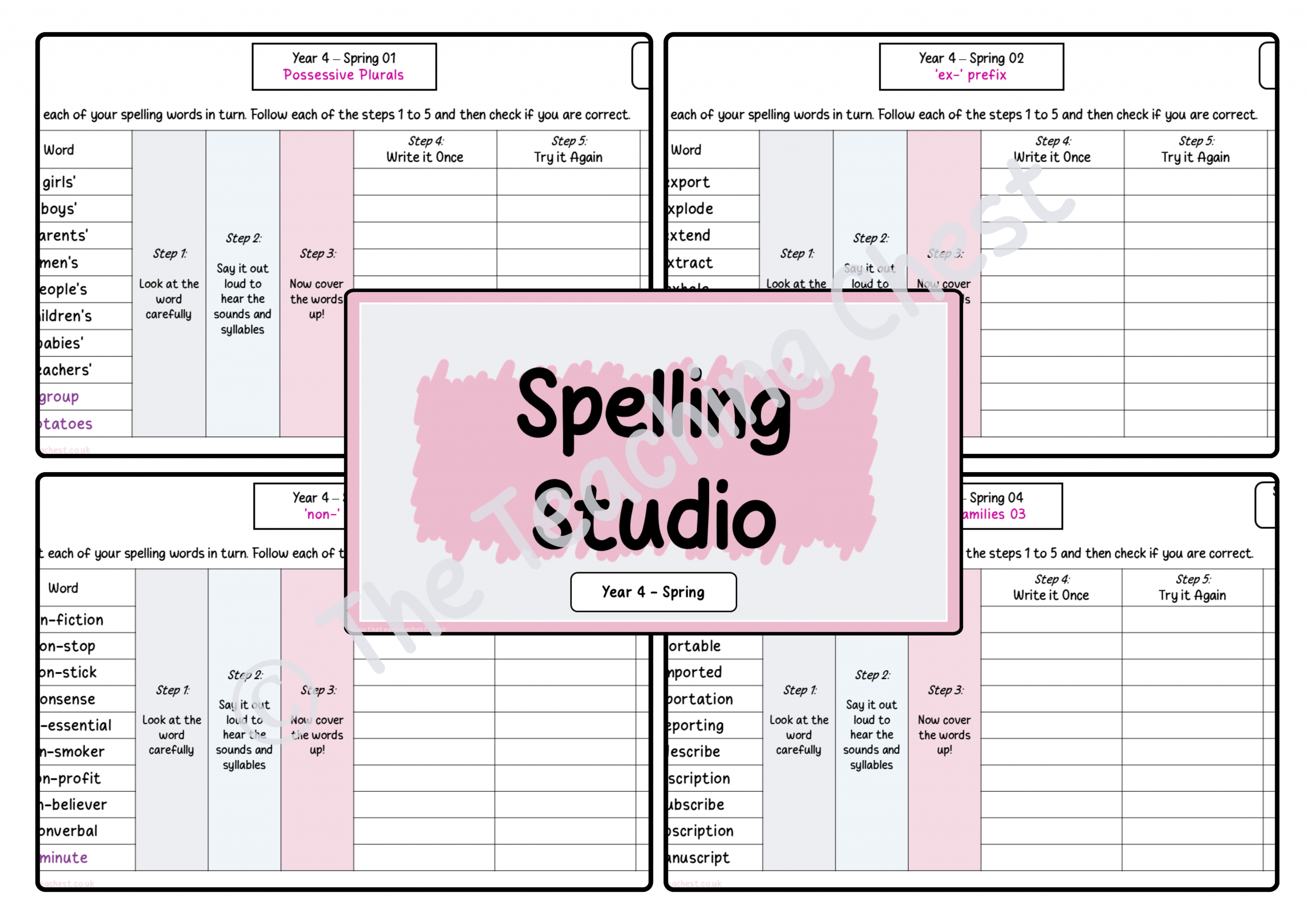 Spelling Studio - Year 4 (Spring)