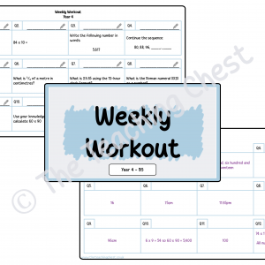 Weekly Workout - Year 4 (B5)